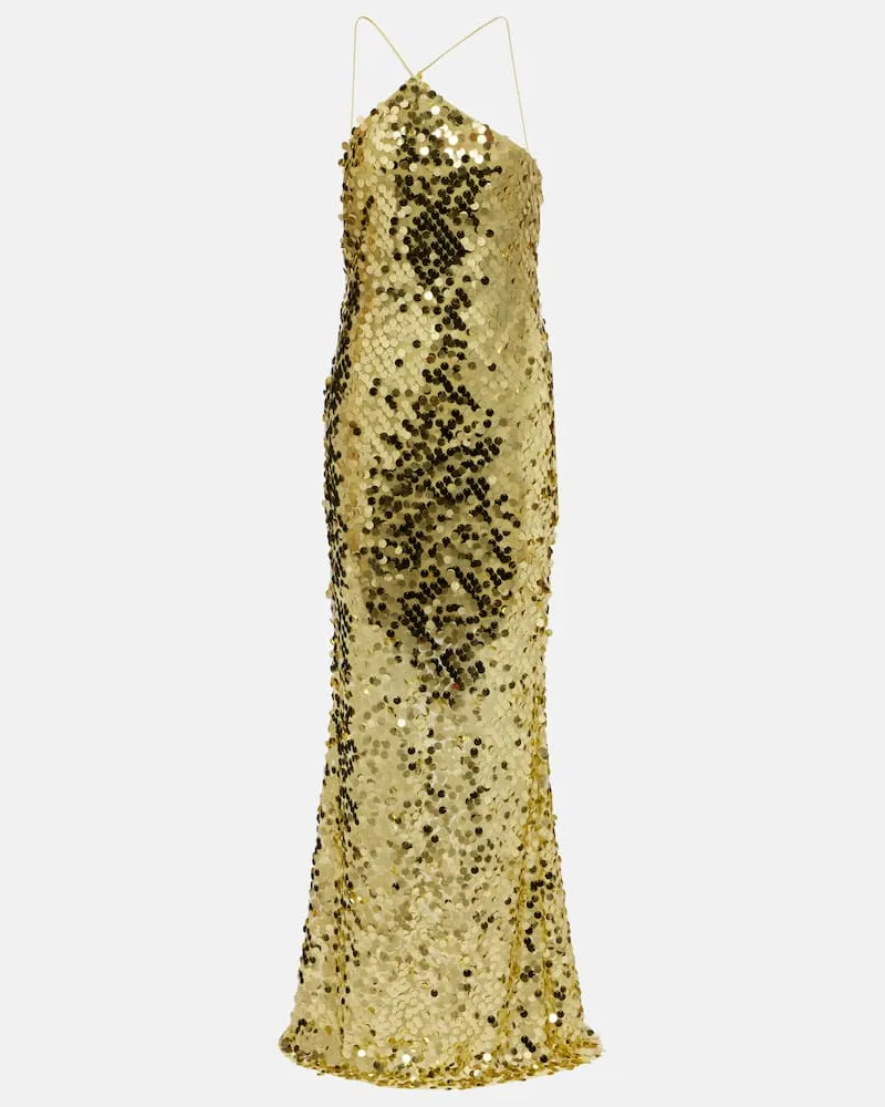 The Sei Robe mit Pailletten Gold
