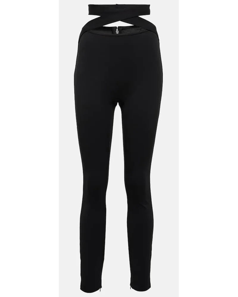 Dolce & Gabbana High-Rise-Hose Schwarz