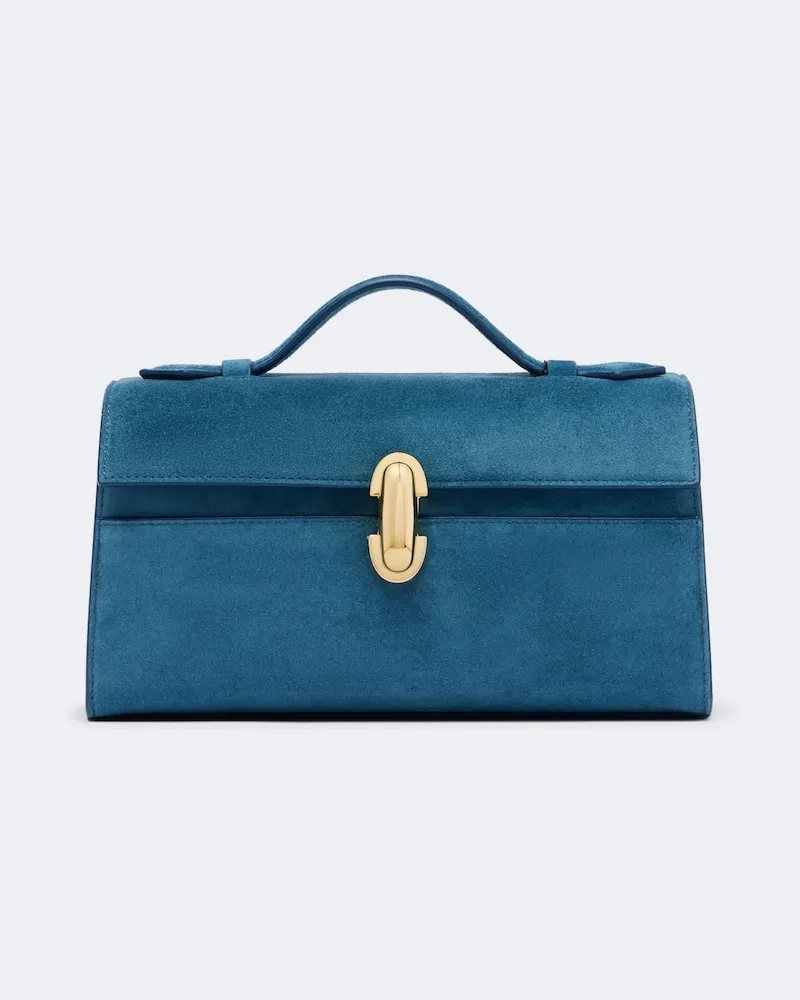 SAVETTE Henkeltasche Symmetry Pochette Small Blau