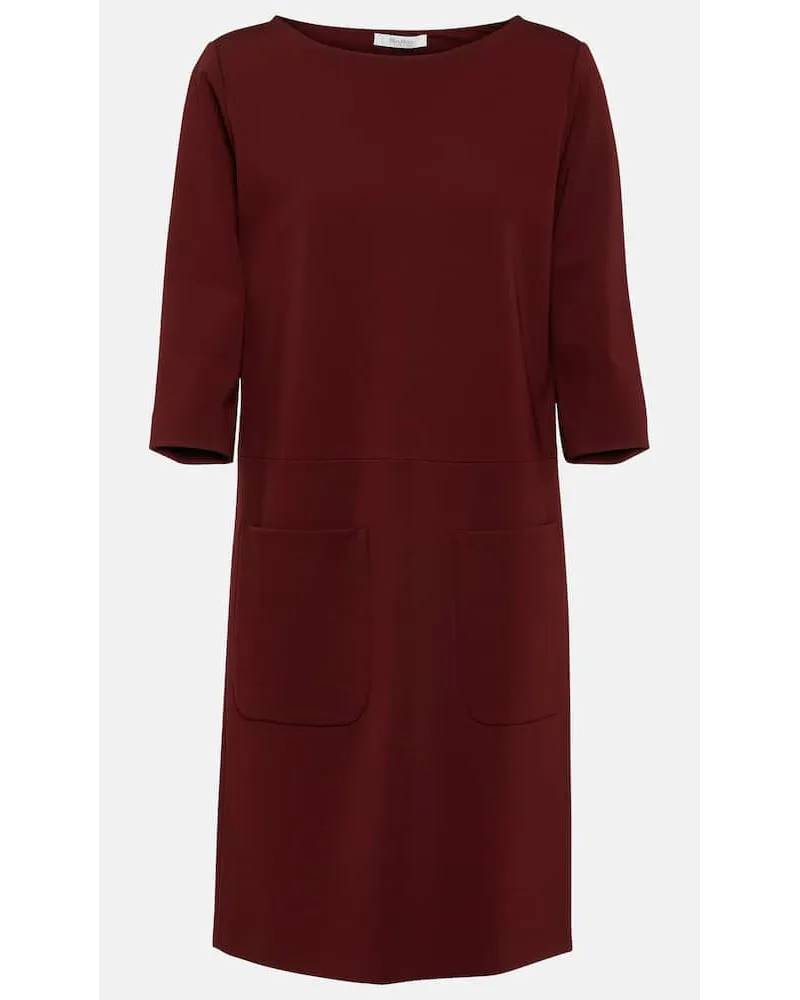 Max Mara Minikleid Nettare aus Jersey Rot