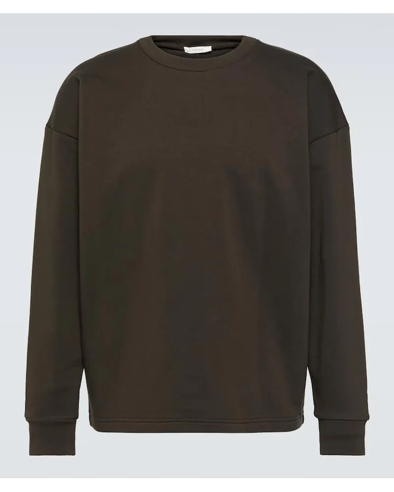 The Row Sweatshirt Ezan aus Baumwolle Braun