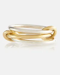 Spinelli Kilcollin Ring Solarium aus 18kt Gelbgold und Sterlingsilber Silber