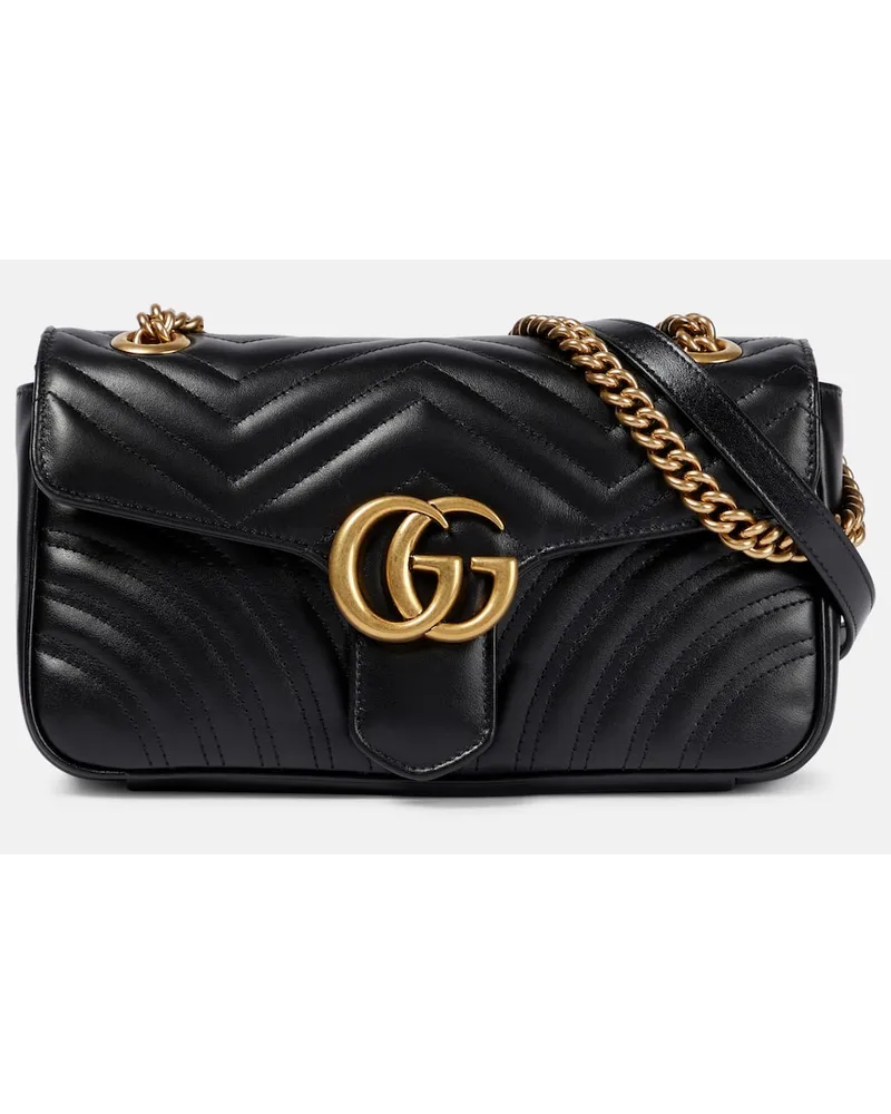 Gucci Schultertasche GG Marmont Small Schwarz