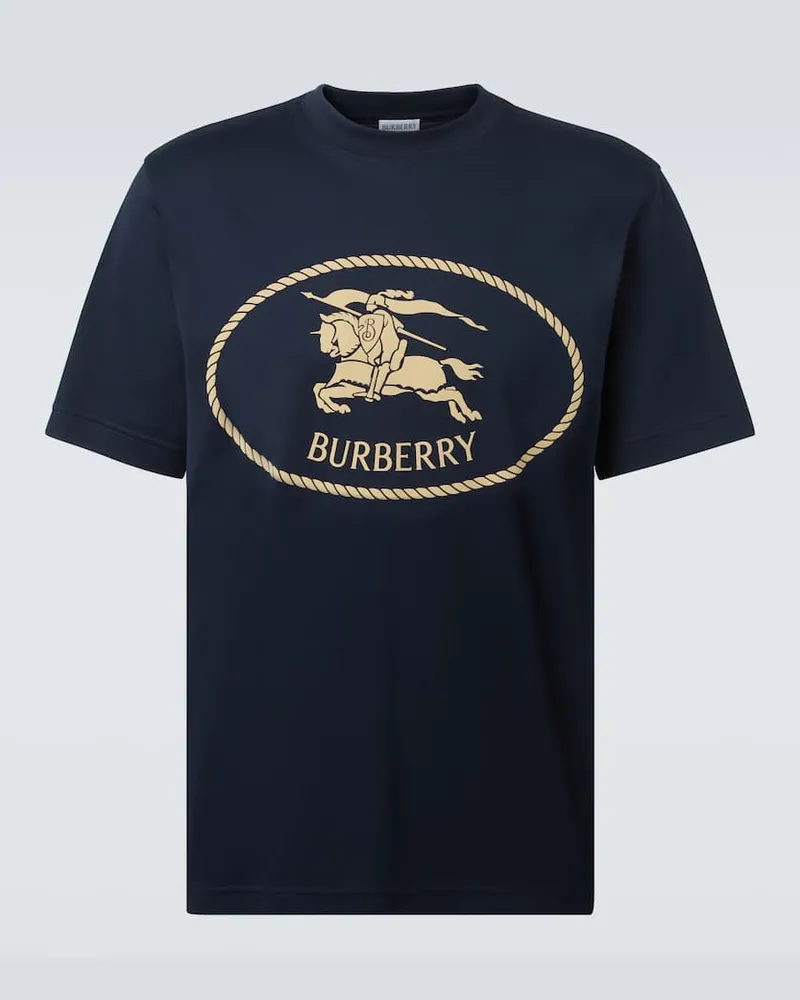 Burberry T-Shirt EKD aus Baumwoll-Jersey Blau