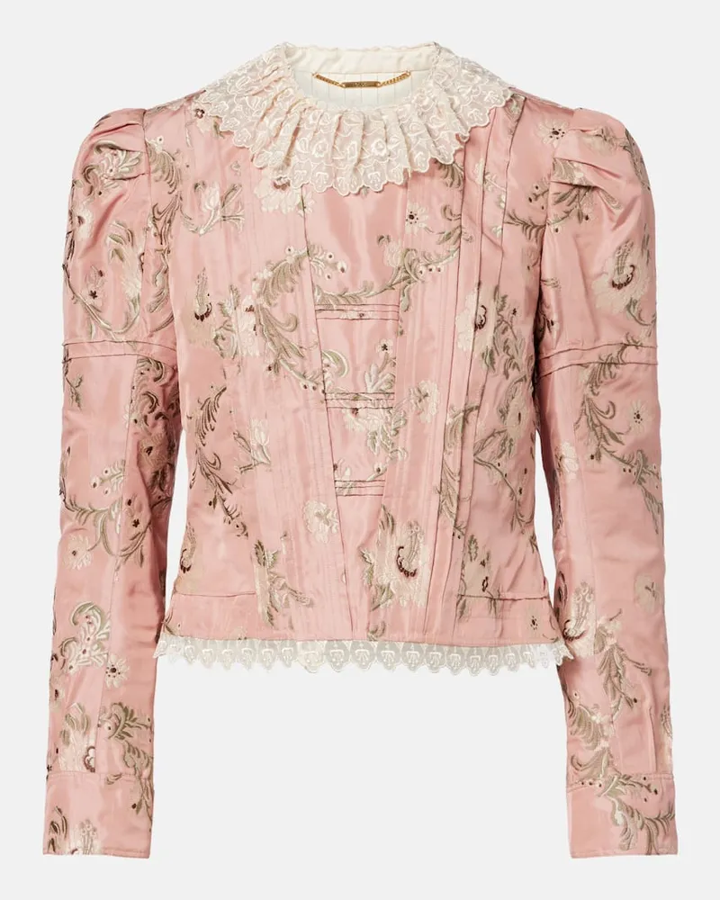 Chloé Chloé Jacke aus Taft Rosa