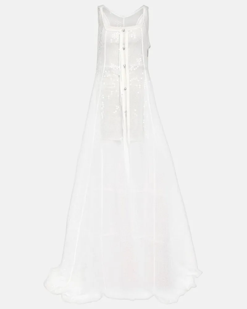 Jacquemus Verzierte Robe La Robe Dentelle Weiã