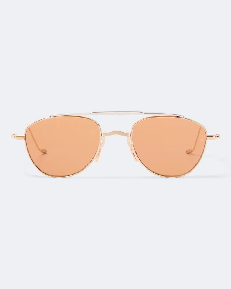 Jacques Marie Mage Aviator-Sonnenbrille Flynn Gold