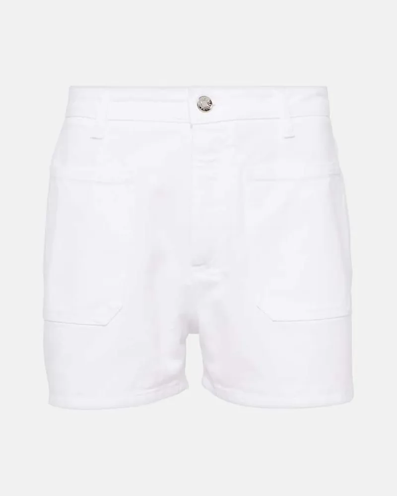Dolce & Gabbana High-Rise Jeansshorts Gelb