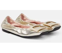 Ballerinas Viv' Pockette aus Leder