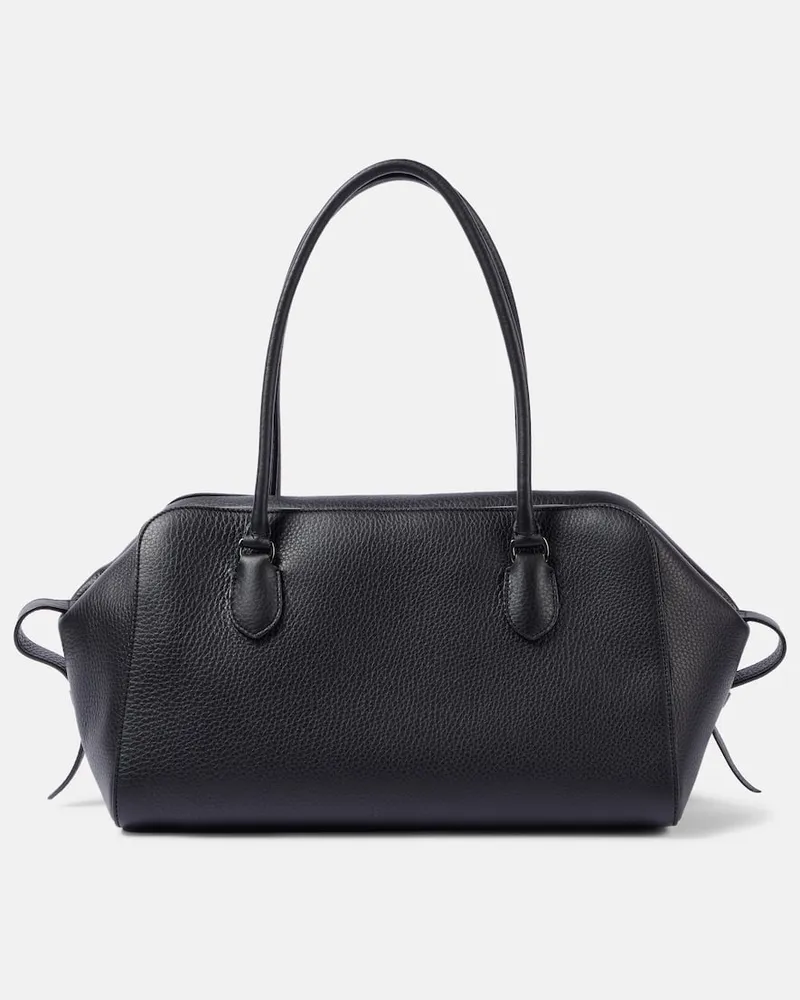 The Row Schultertasche Blake aus Leder Schwarz