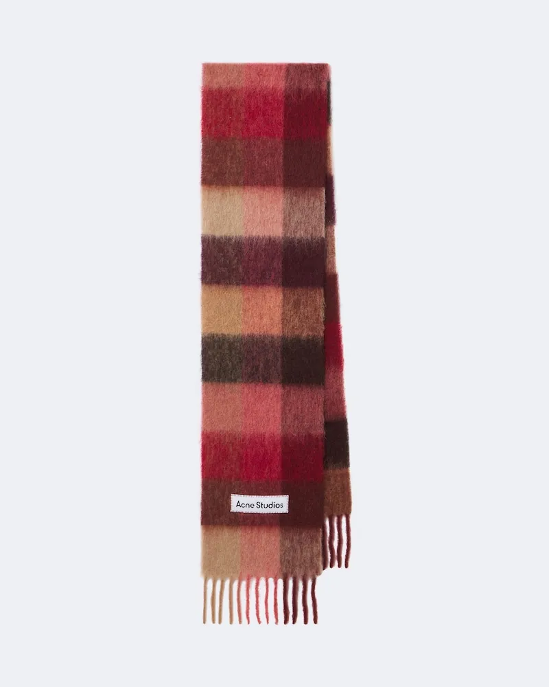 Acne Studios Schal aus Strick Multicolor