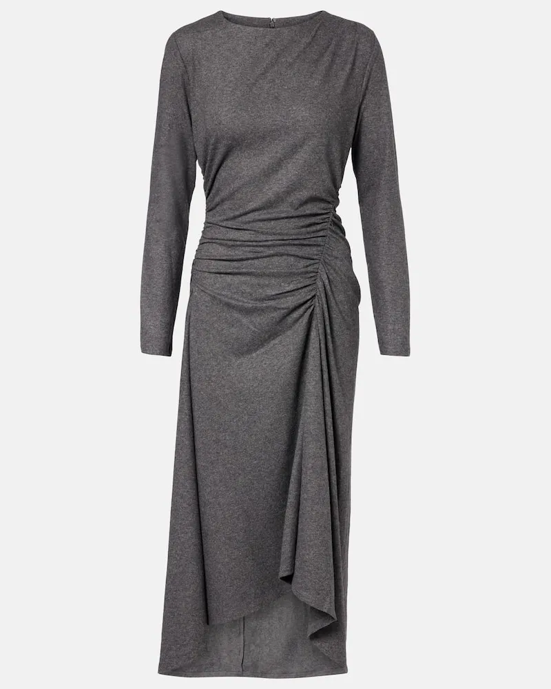 Veronica Beard Midikleid Theodora aus einem Wollgemisch Grau