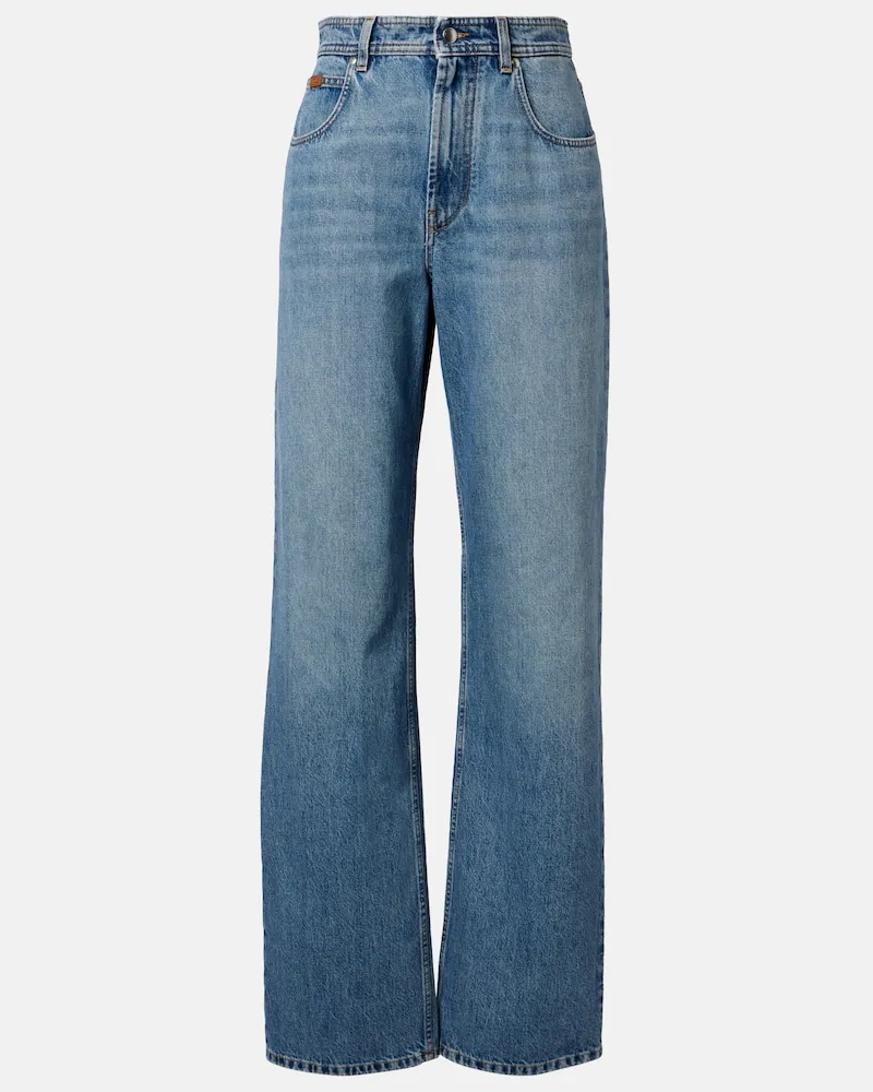 TOD'S Wide-Leg Jeans Blau