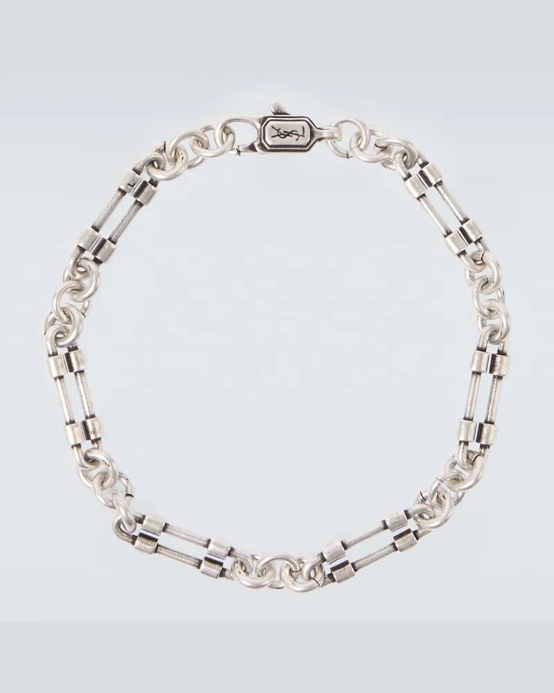 Saint Laurent Armband Cassandre Silber