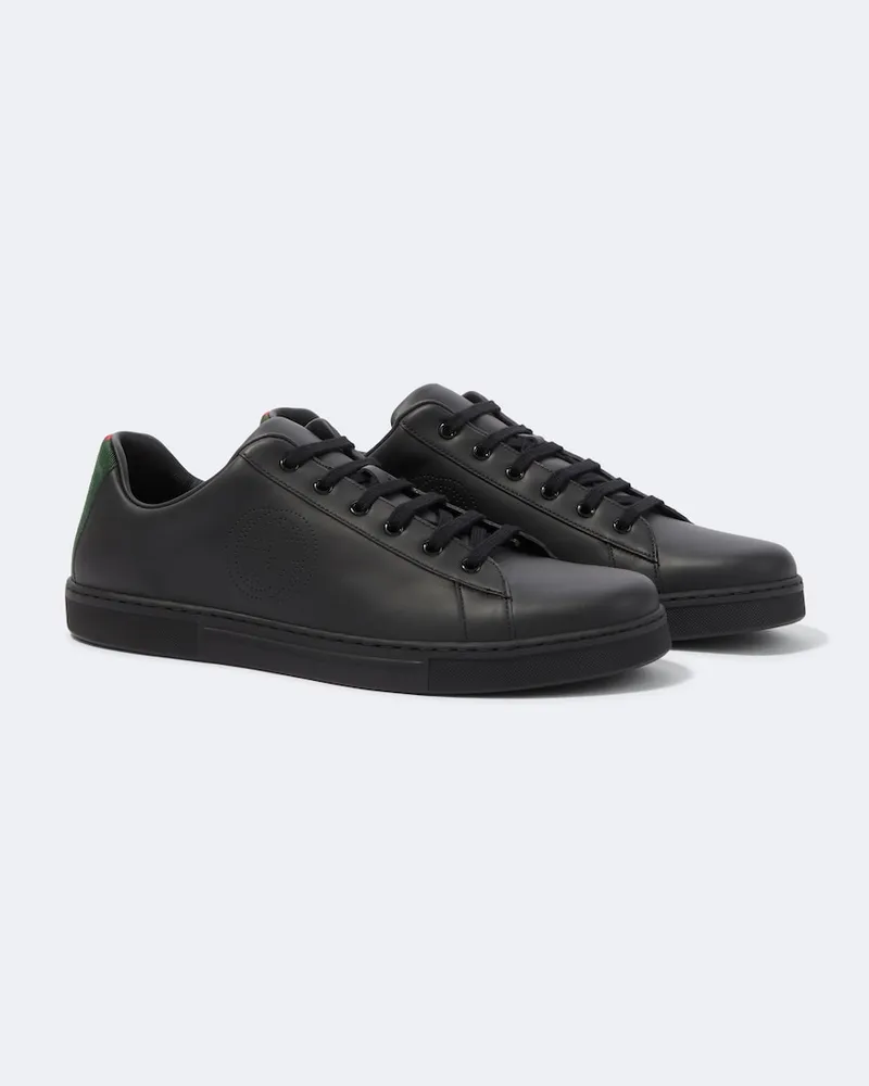 Gucci Sneakers Ace aus Leder Schwarz