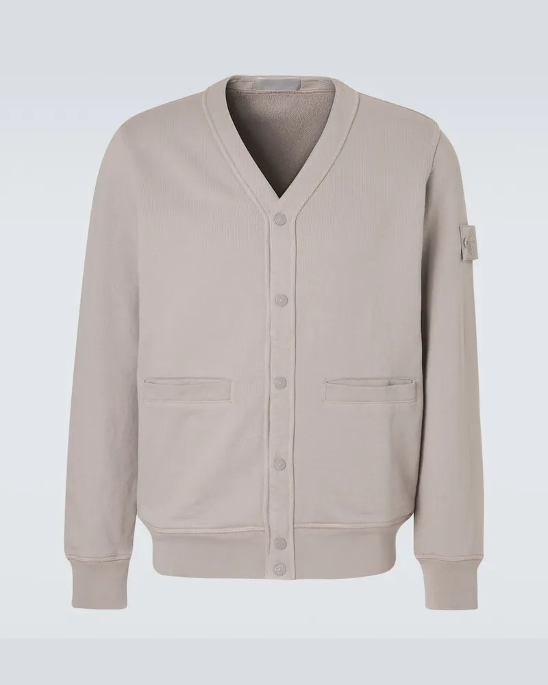 Stone Island Cardigan aus Baumwolle Beige