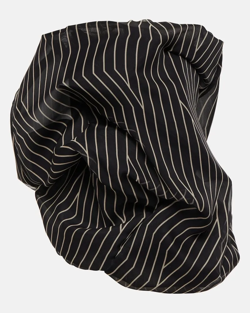 Rick Owens Top aus Seide Schwarz