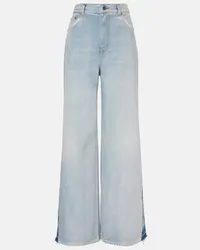 Chloé Chloe High-Rise Wide-Leg Jeans Blau