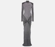 Robe mit Kristallen
