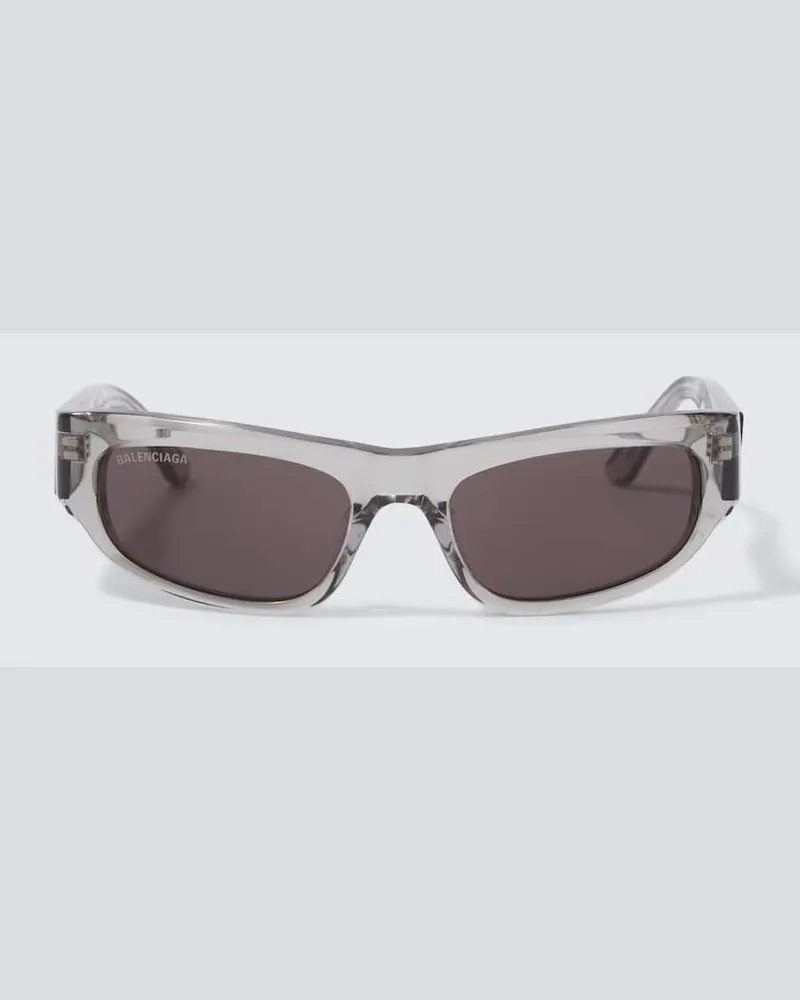 Balenciaga Eckige Sonnenbrille Grau
