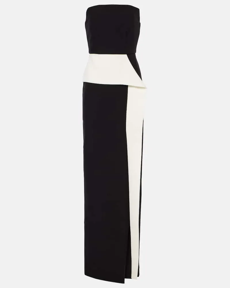 Roland Mouret Robe aus Crêpe Schwarz