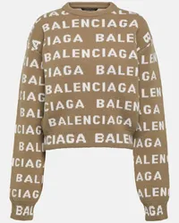 Balenciaga Pullover aus Wolle Multicolor