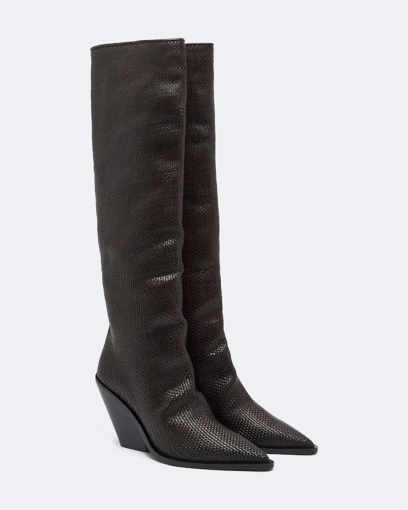 SOULIERS MARTINEZ Stiefel Utah aus Leder Braun