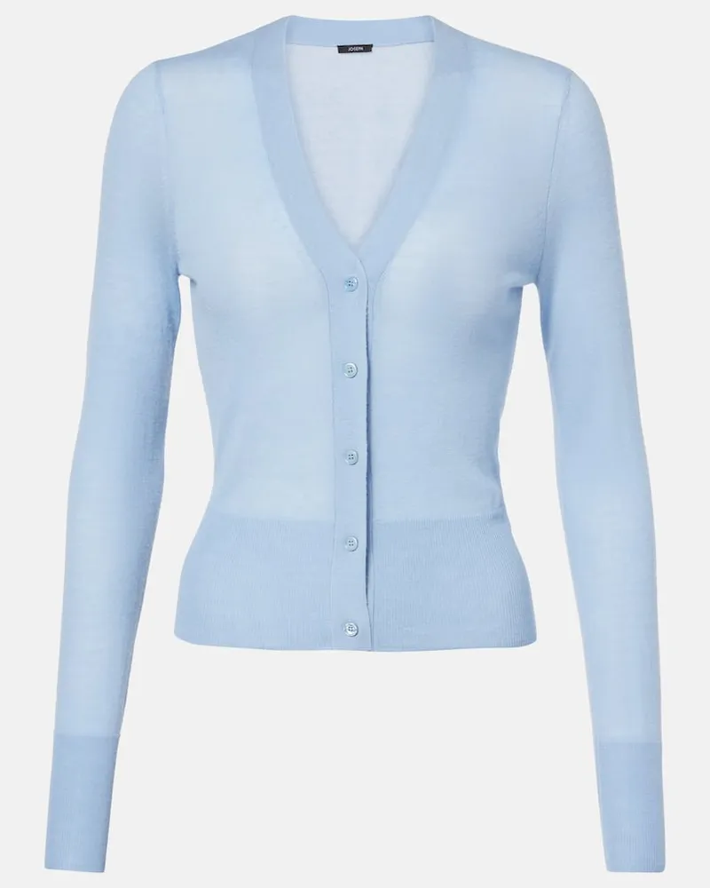 Joseph Cardigan aus Kaschmir Blau