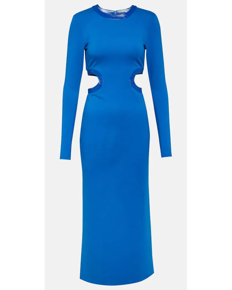 STAUD Midikleid Dolce Blau