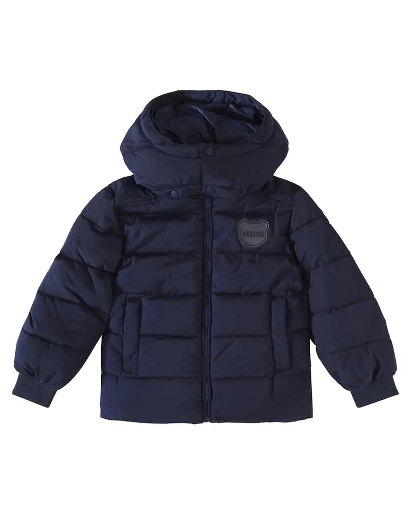 Moschino Wattierte Jacke Blau