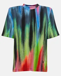 ATTICO T-Shirt Bella aus Baumwoll-Jersey Multicolor