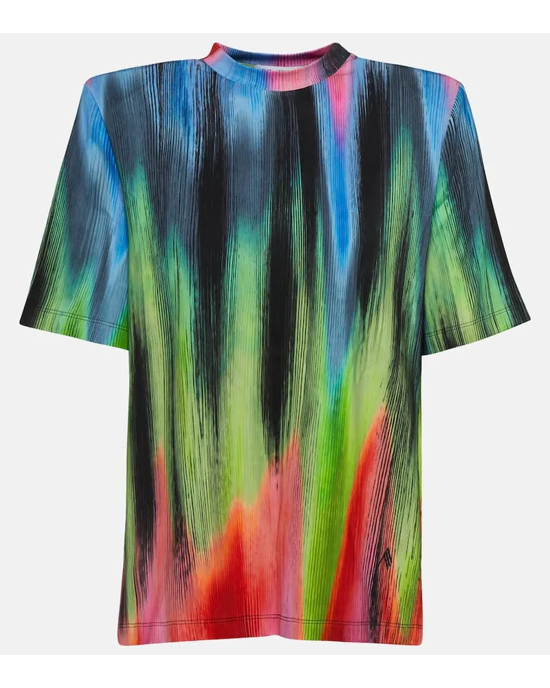 ATTICO T-Shirt Bella aus Baumwoll-Jersey Multicolor