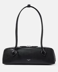 Alaïa Alaia Schultertasche Le Teckel aus Leder Schwarz