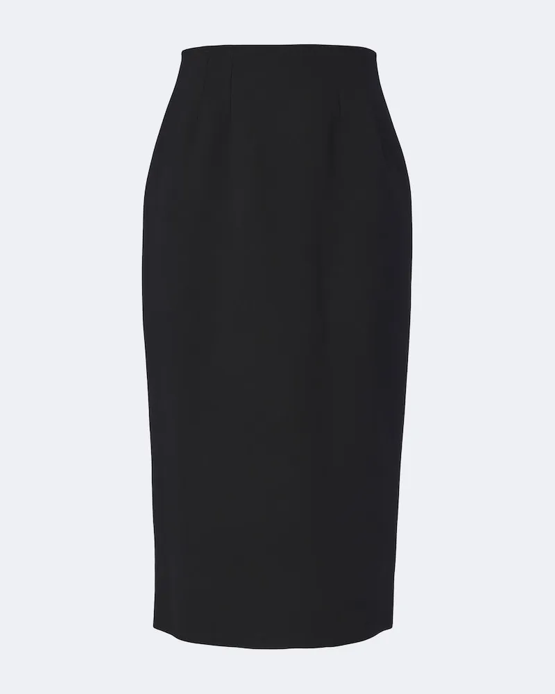 Dolce & Gabbana Bleistiftrock aus Schurwolle Schwarz