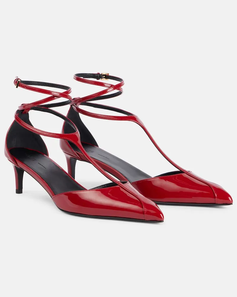 KHAITE Pumps Mia 45 aus Lackleder Rot