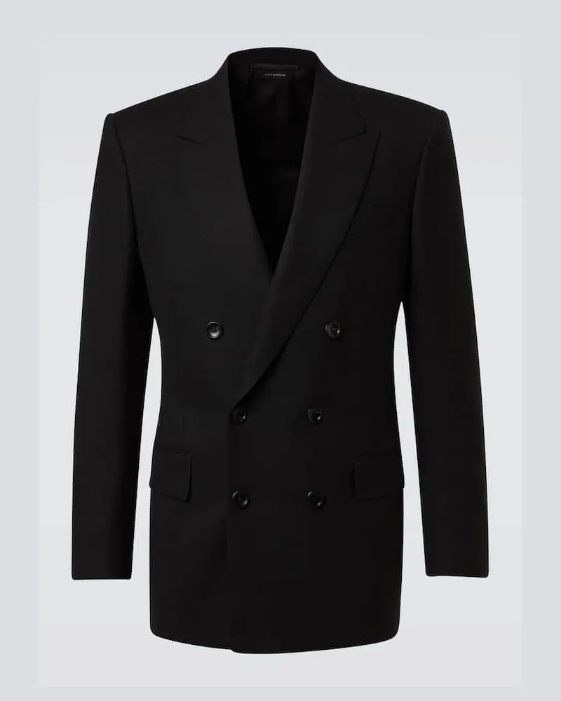Tom Ford Blazer aus Wolle Schwarz