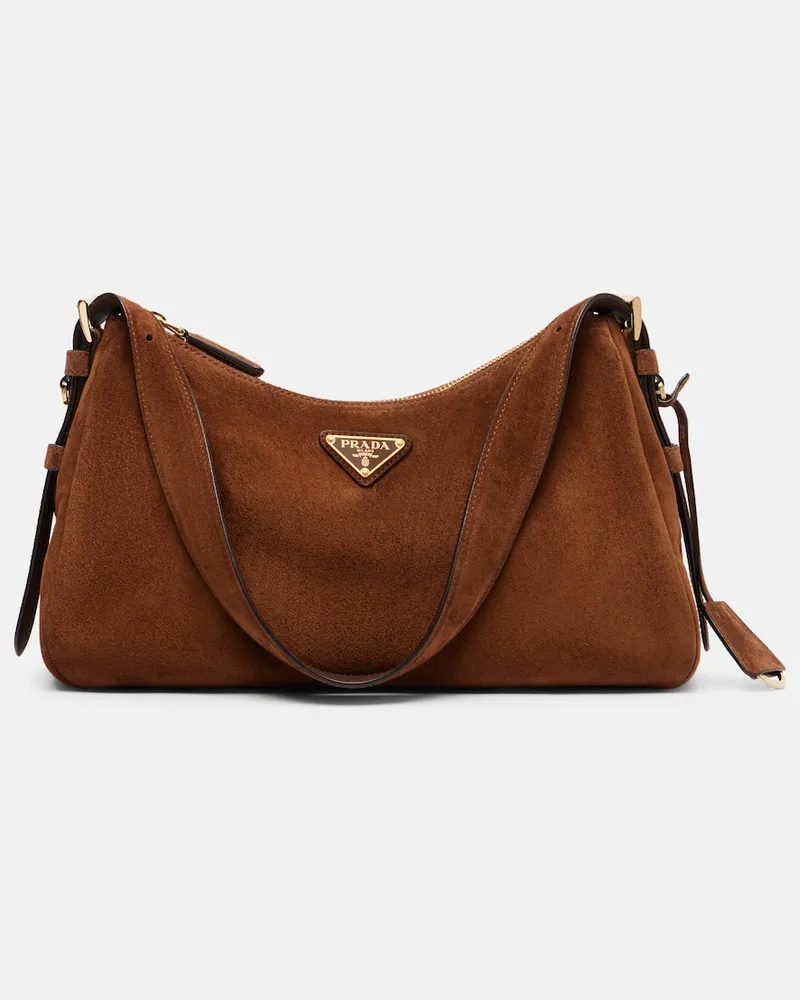 Prada Schultertasche Prada Aimée Medium Braun