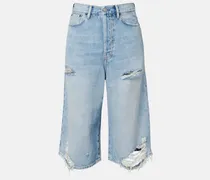 Distressed Bermuda-Shorts aus Denim