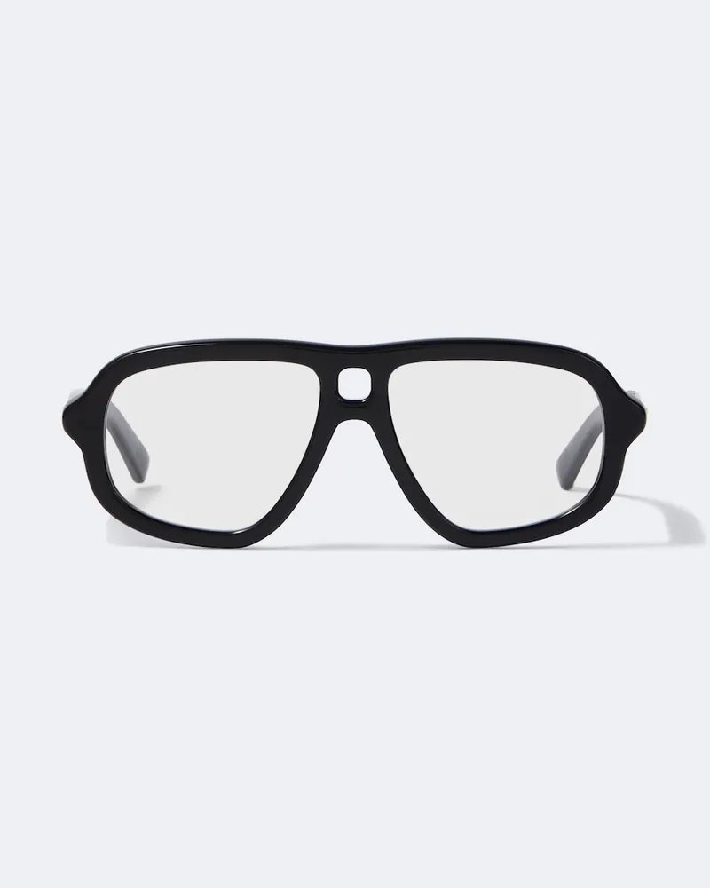 Bottega Veneta Pilotenbrille Schwarz