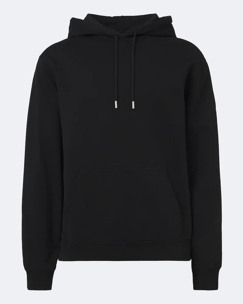 Canada Goose Hoodie Loon aus Baumwoll-Jersey Schwarz
