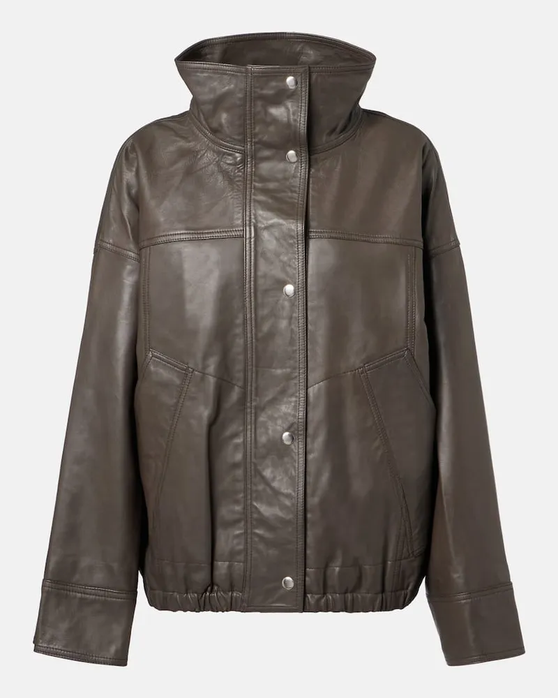Róhe Róhe Lederjacke Braun