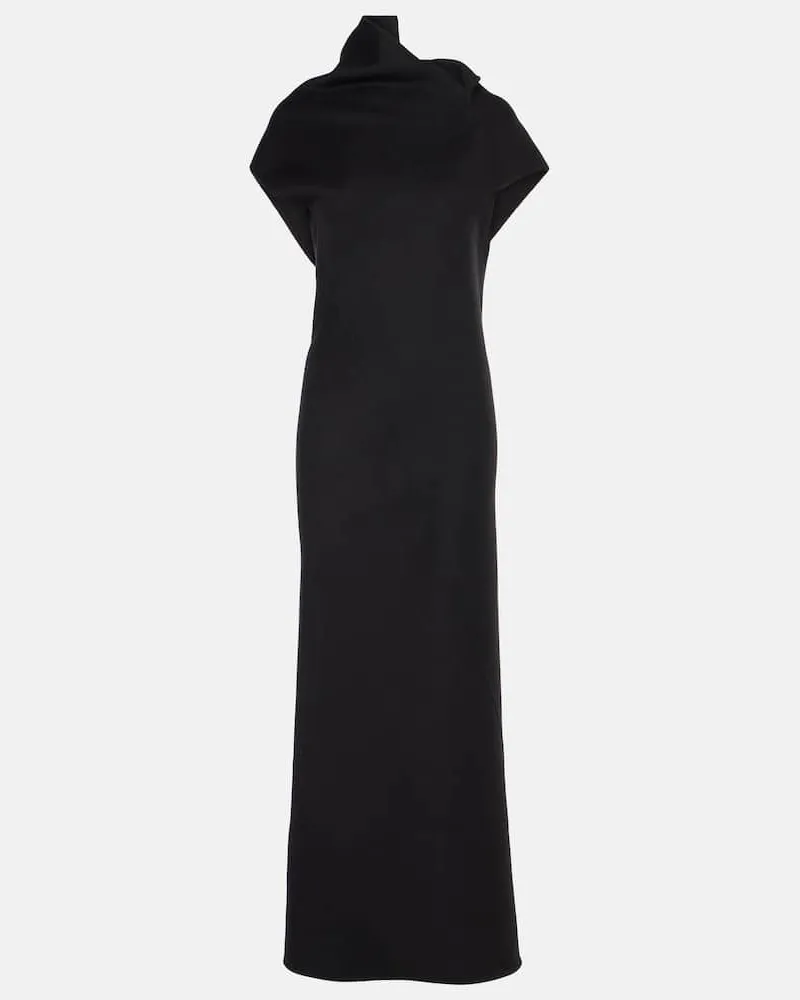 The Row Robe Kamil aus Kaschmir Schwarz