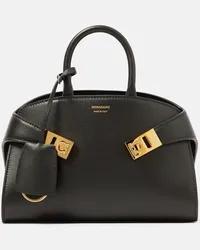 Ferragamo Tote Hug Mini aus Leder Schwarz