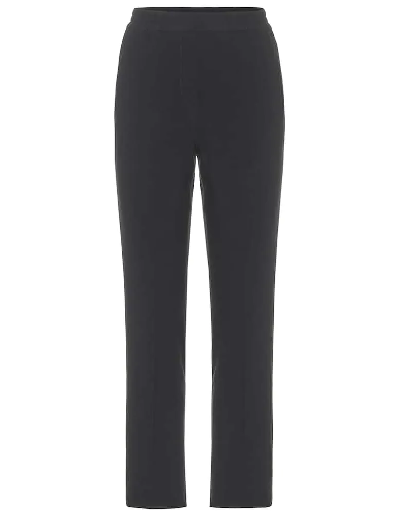 Etro High-Rise-Hose mit Wollanteil Schwarz