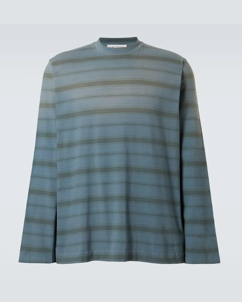 Our Legacy Longsleeve aus Baumwolle Blau