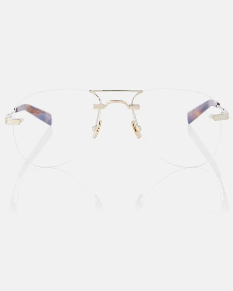 Saint Laurent Aviator-Brille SL 745 Gold