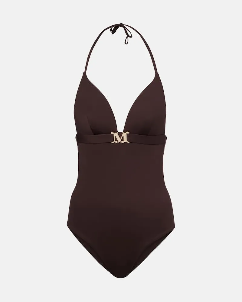 Max Mara Verzierter Badeanzug Cecilia Braun