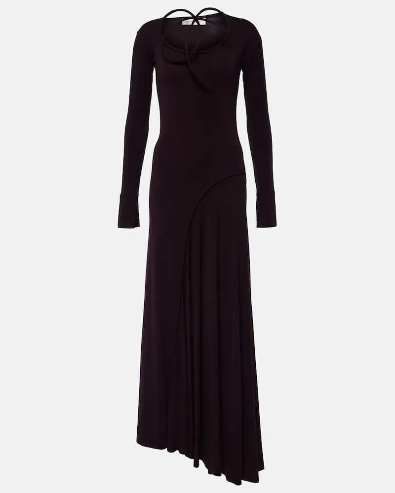 Victoria Beckham Robe aus Jersey Violett