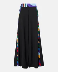 Emilio Pucci Palazzo-Hose Iride aus Cady Multicolor