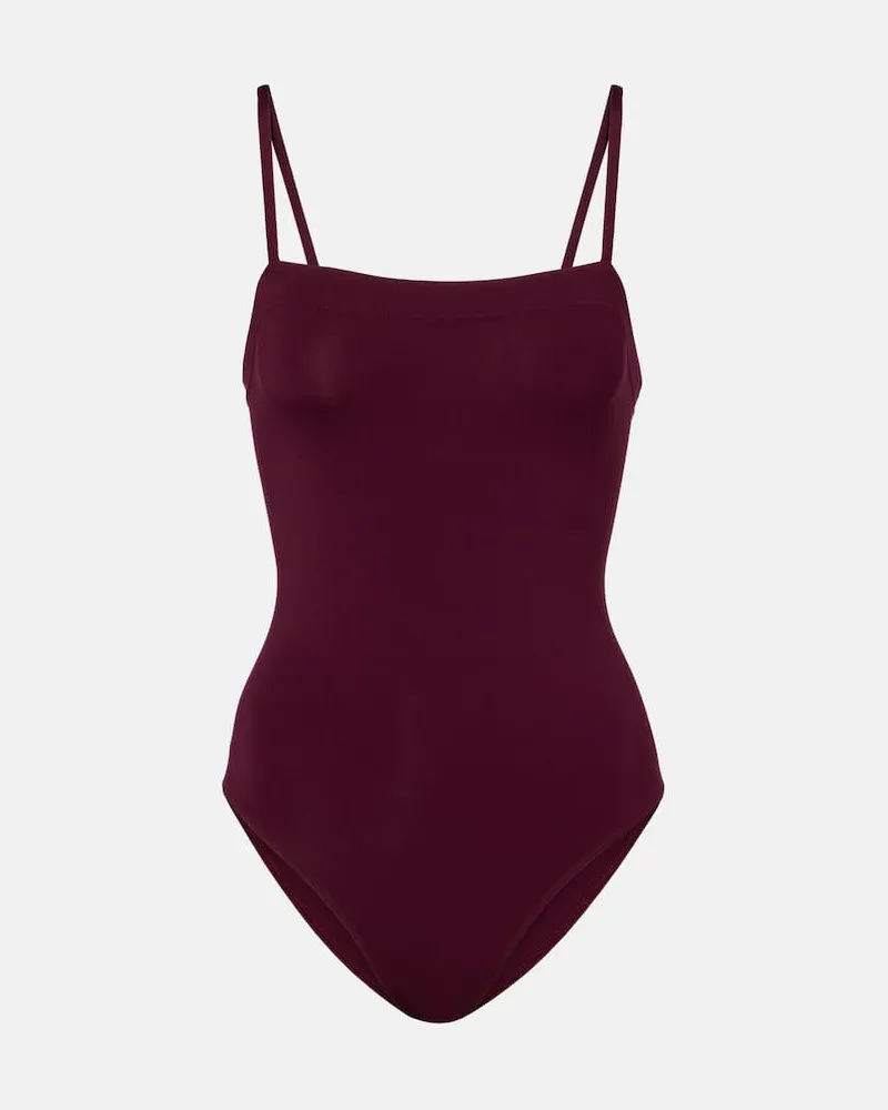 Eres Badeanzug Aquarelle Burgunderrot